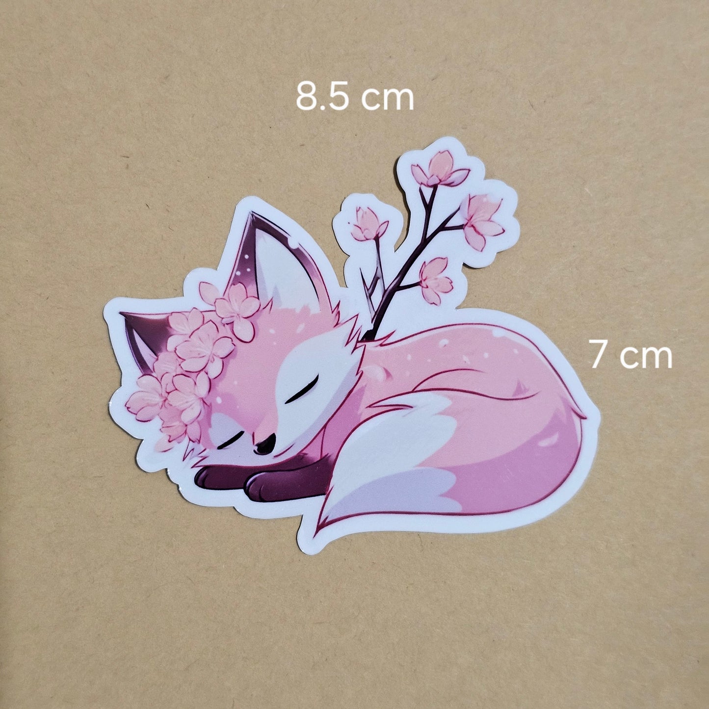 Sleeping Pink Fox