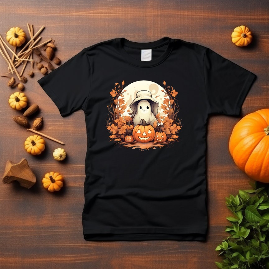 Adorable Halloween Ghost Sublimation Design | Vector Graphics for Cups, T-shirts & More | Digital Download