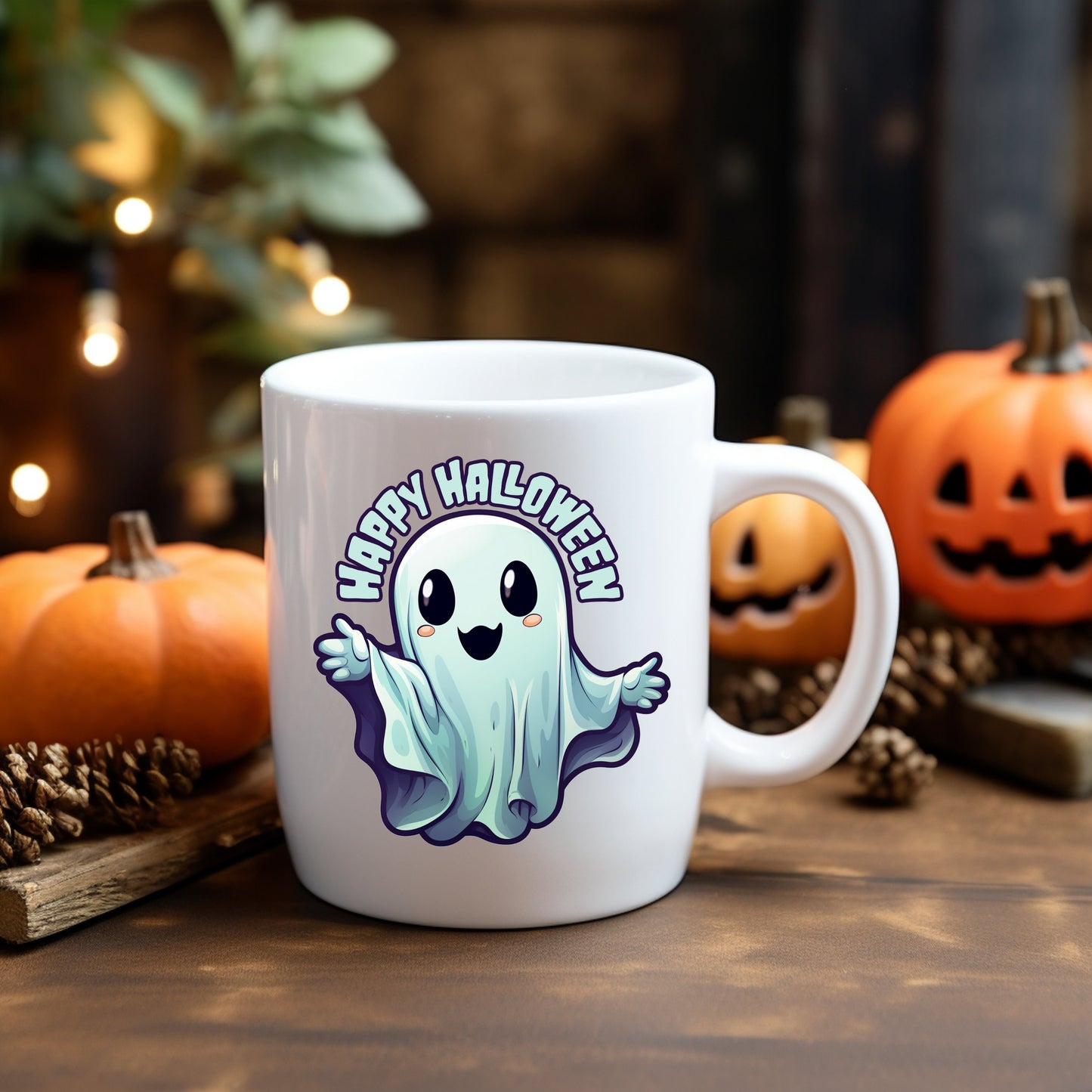 Cute Blue Ghost Color Bundle Set | Halloween Design | Digital Download