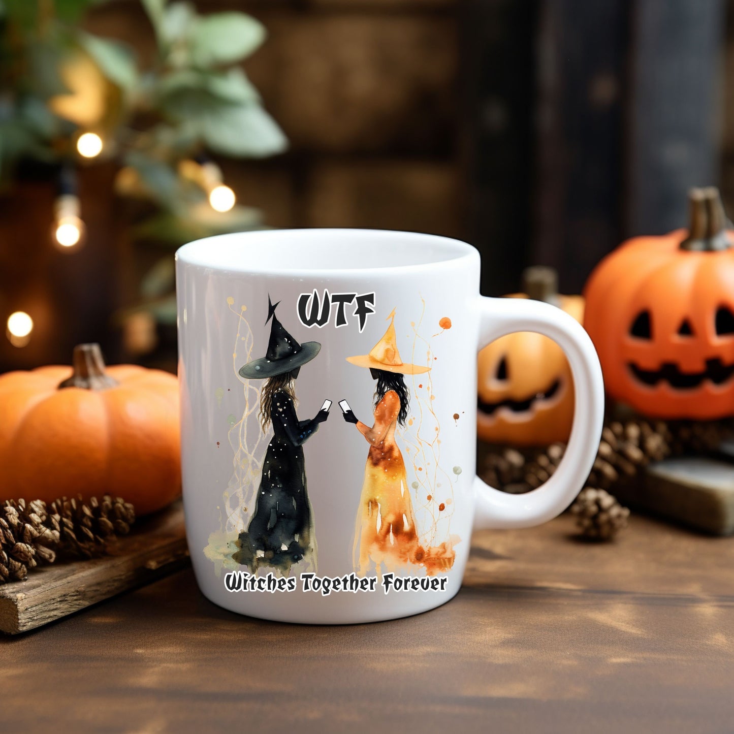 WTF - Witches Together Forever png, Witches friendship Art, BFF art, Bundles set png svg pdf, Sublimations design T-shirt mug