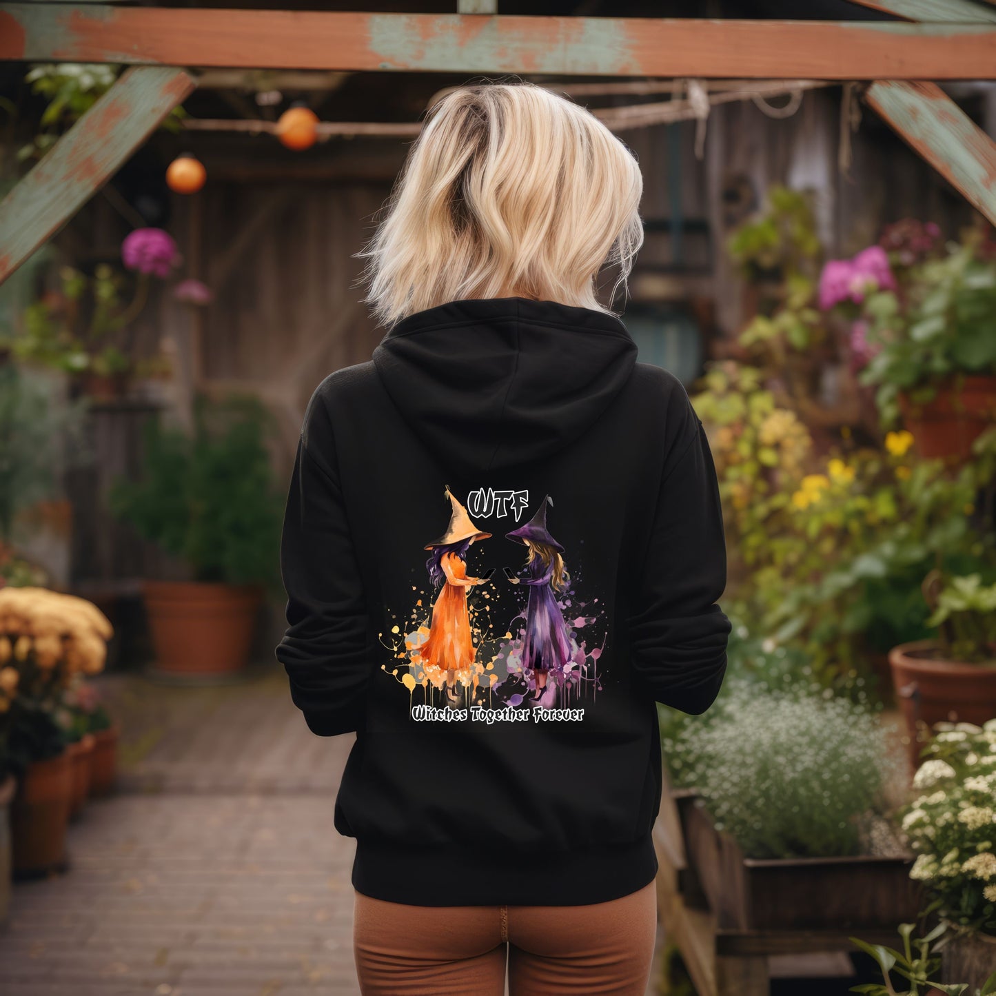 WTF - Witches Together Forever png, Witches friendship Art, BFF art, Bundles set png svg pdf, Sublimations design T-shirt mug