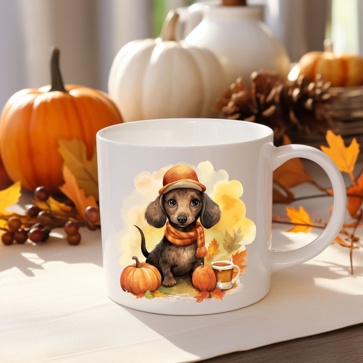 Top 10 Dog Breed: Cute Dachshund Bundle PNG, Autumn vibe sublimation, Fall, Thanksgiving, t-shirt, Mugs, Graphic design Digital Download