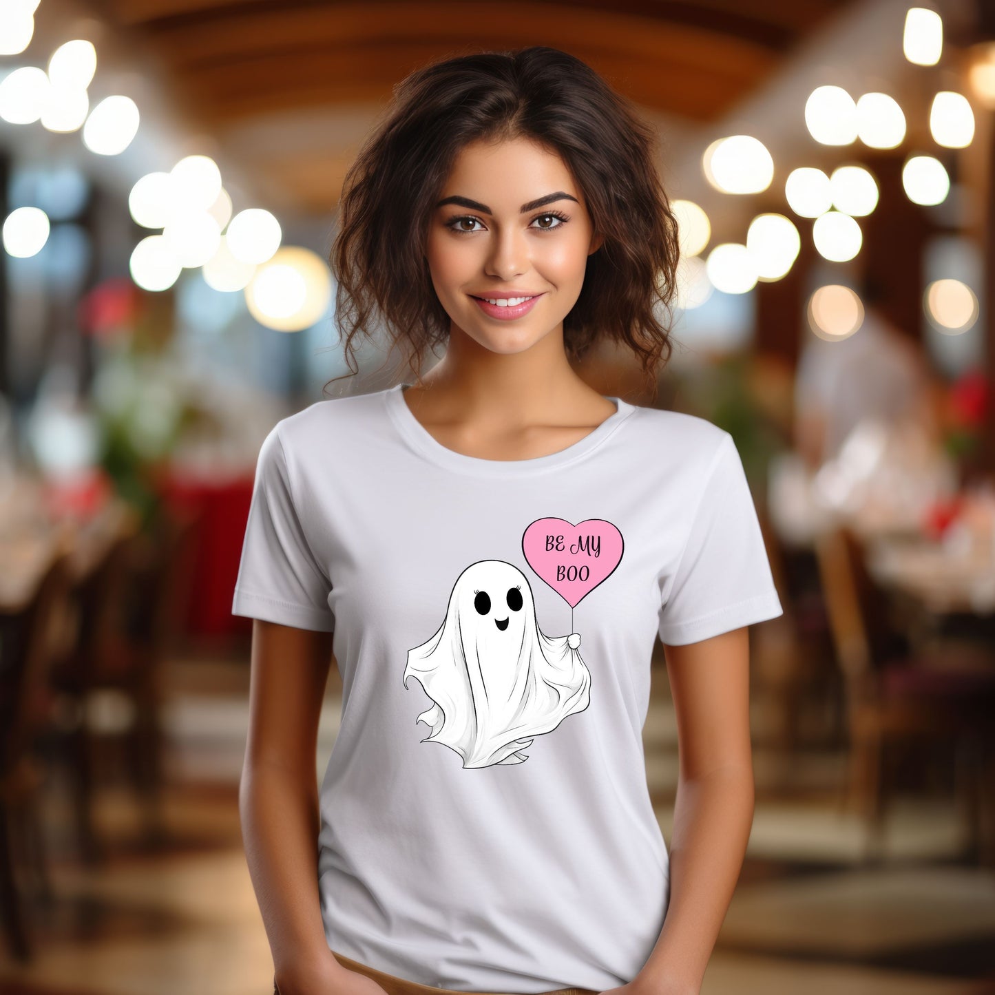 Valentine's Ghost PNG | Be My Boo Sublimation Design | Digital Download