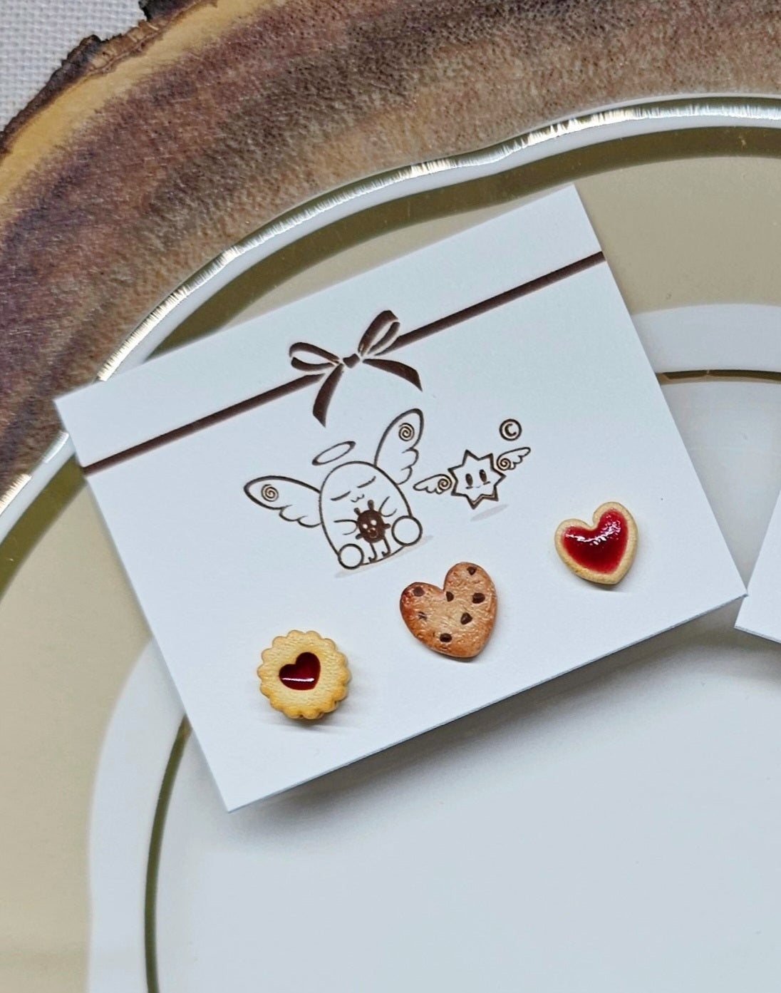 Bundle Cookies Studs | Polymer Clay Studs