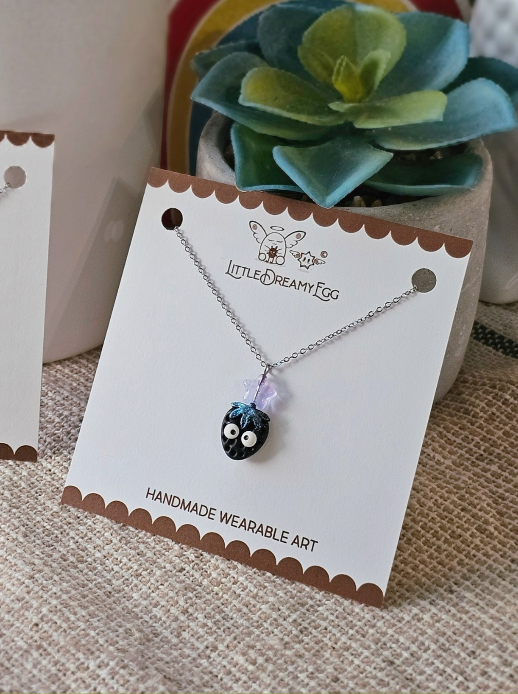 Sootiberry, Soot Strawsprite Necklace