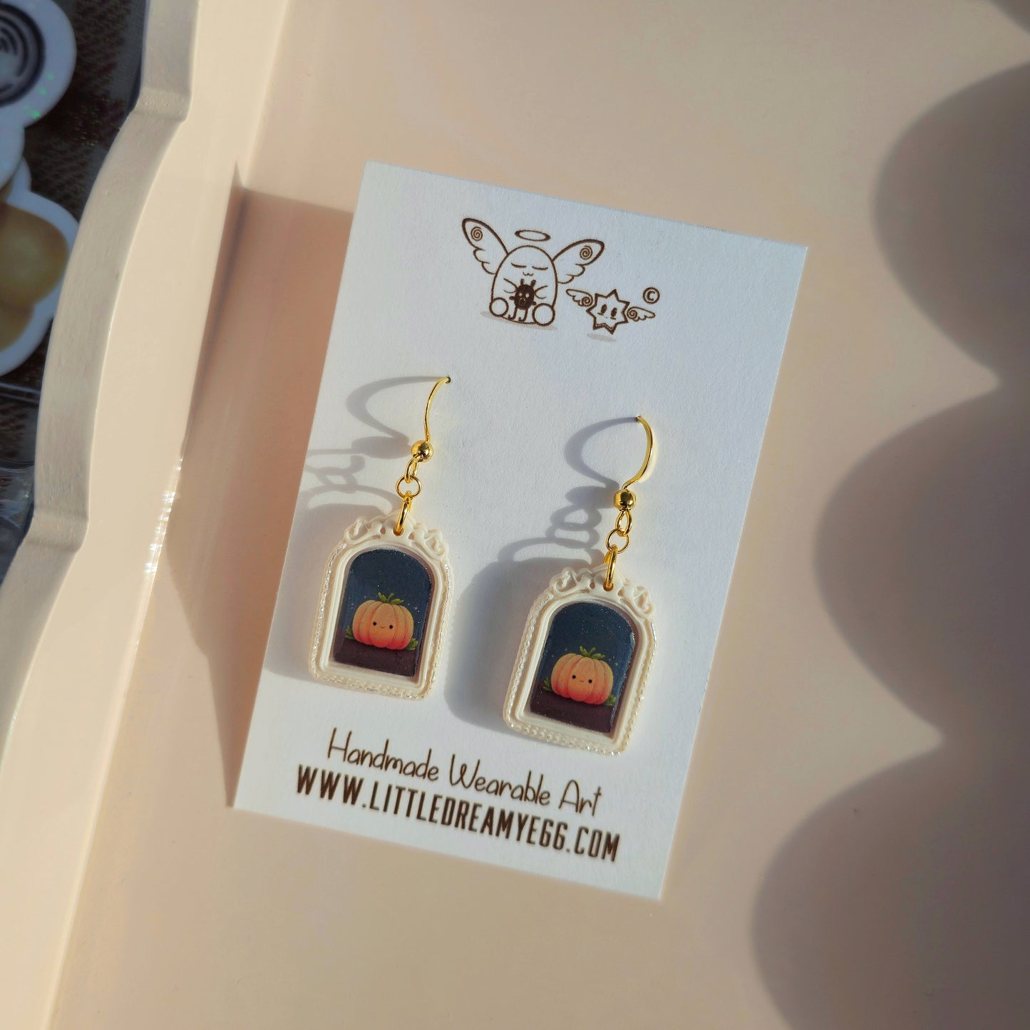 Pumpkin Portrait Dangles