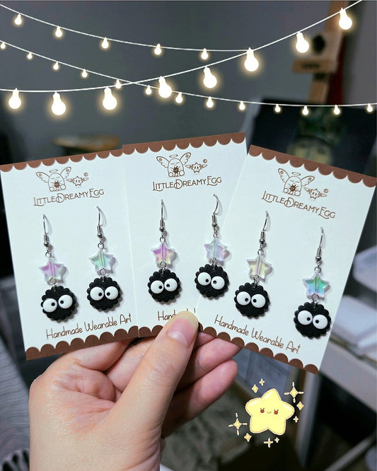 Soot Sprite Dangle Earrings
