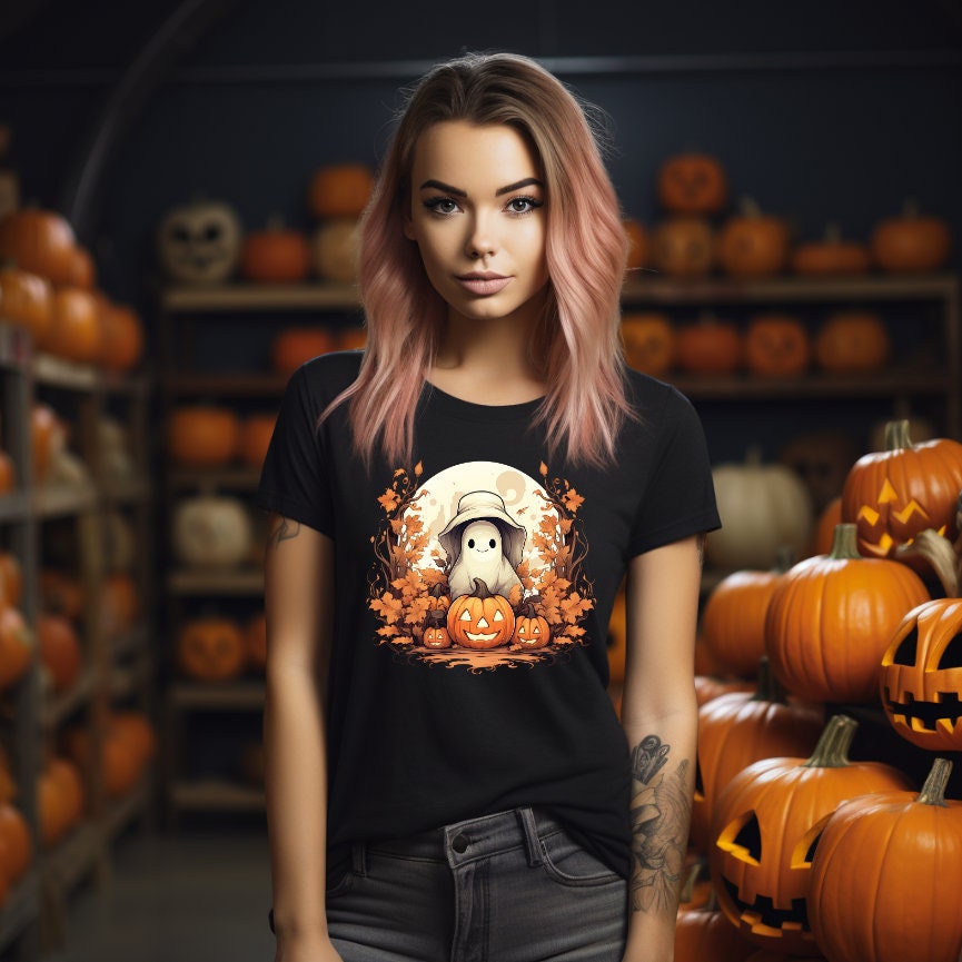 Adorable Halloween Ghost Sublimation Design | Vector Graphics for Cups, T-shirts & More | Digital Download