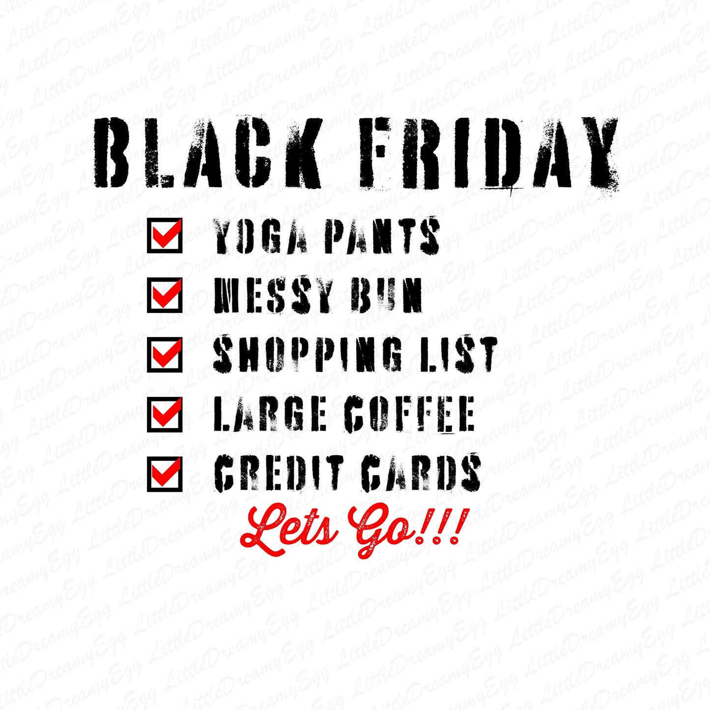 Black Friday Checklist Bundle | Funny Husband & Couple Shirts Design | Digital Download